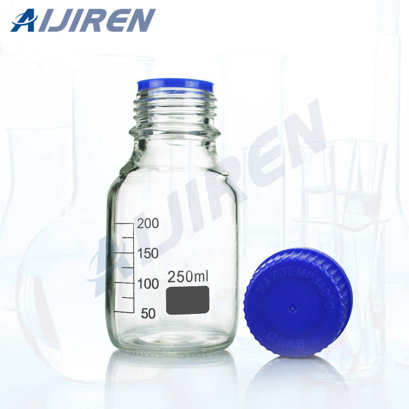 20-ml-Headspace-Fläschchen, GL45-Gewindeverschluss, bernsteinfarbene oder klare Reagenzflasche