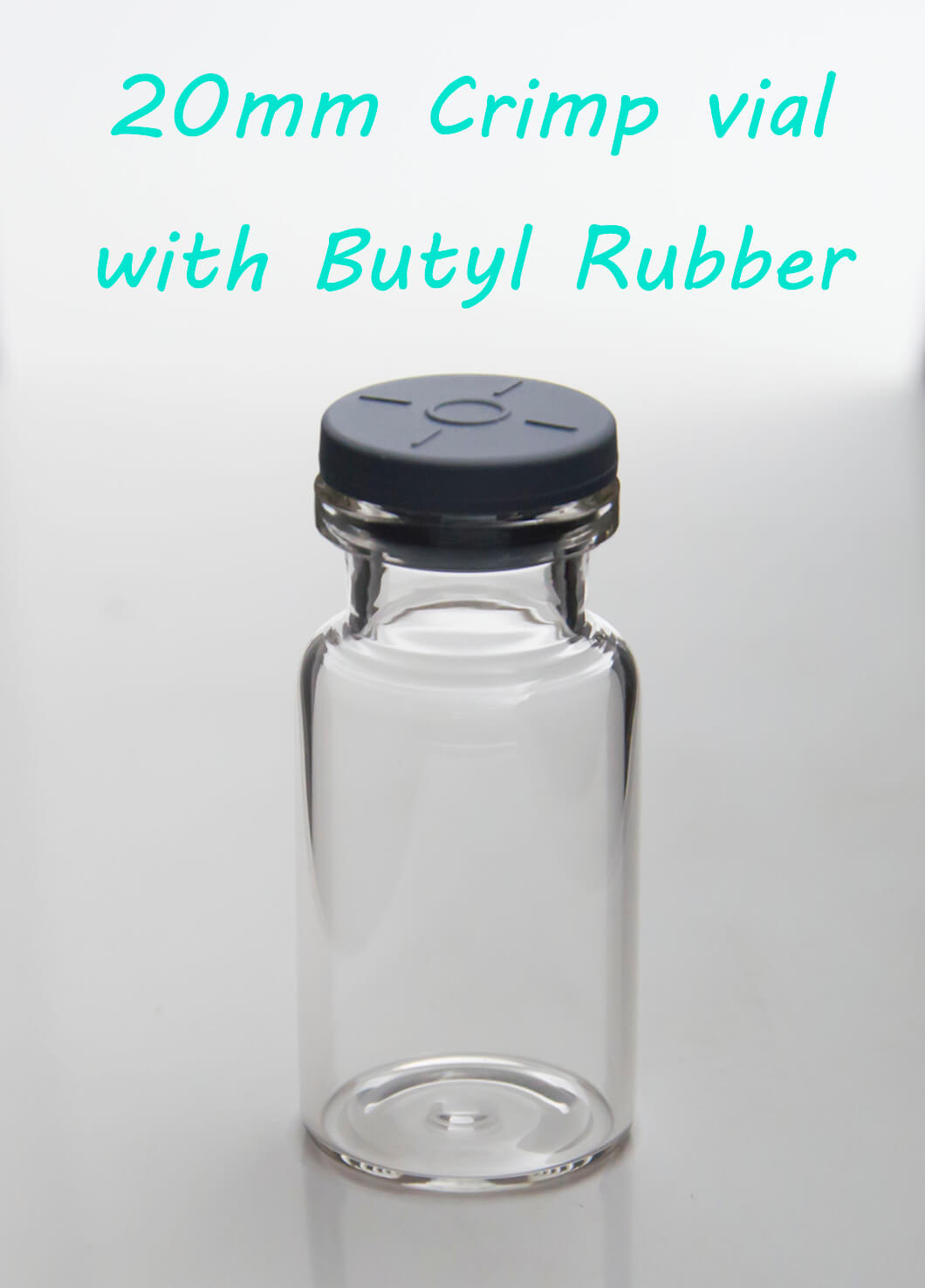 Butyl Rubber Stopper for 20mm Crimp Vials