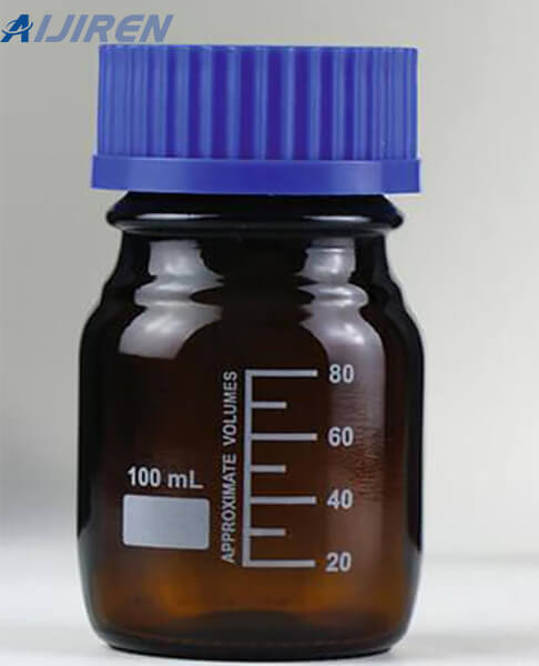 20-ml-Headspace-Fläschchen, Reagenzflasche mit orangefarbenem Verschluss