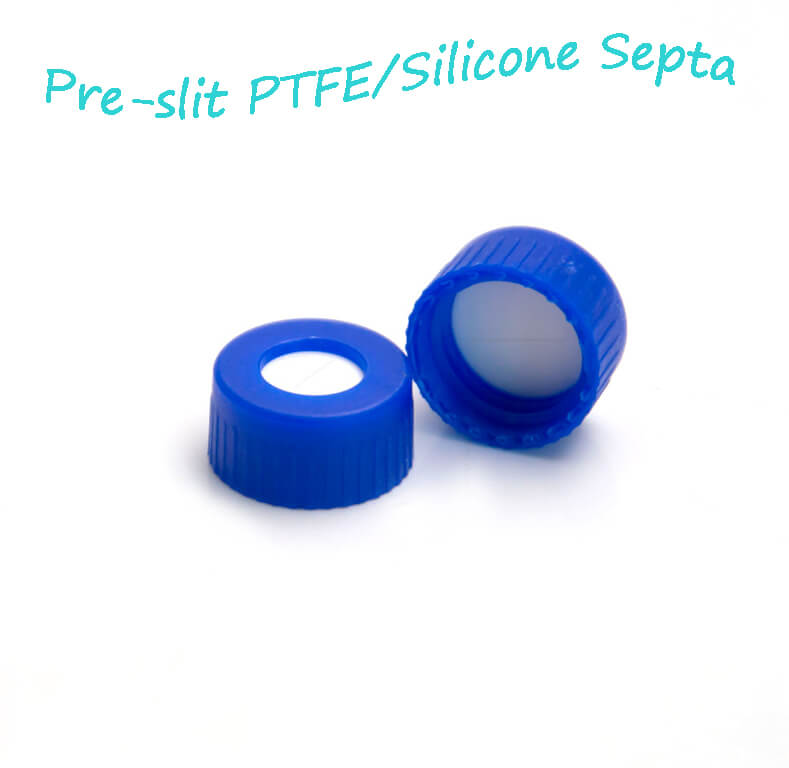 Pre-slit PTFE/Silicone Septa