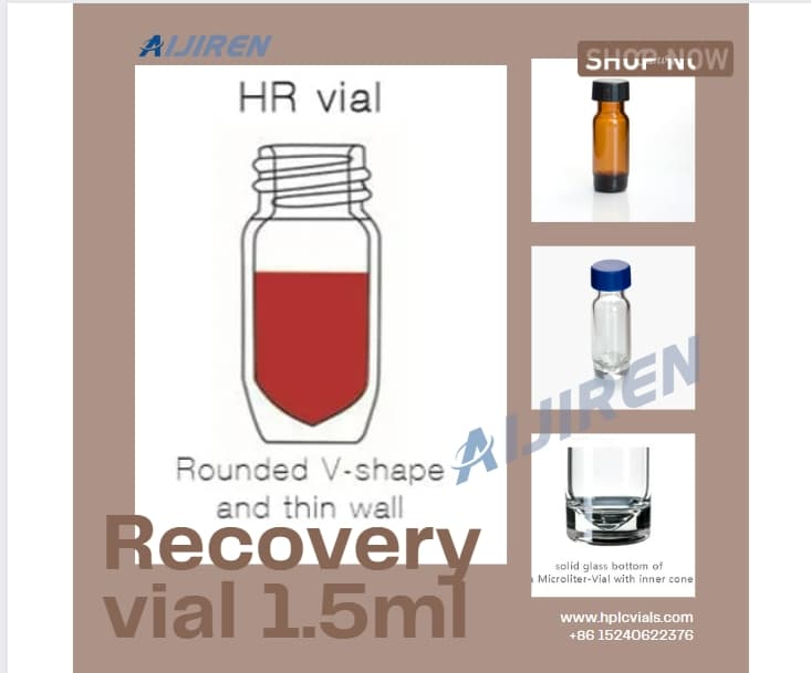 China Supply 1.5ml High Recovery Autosampler vial