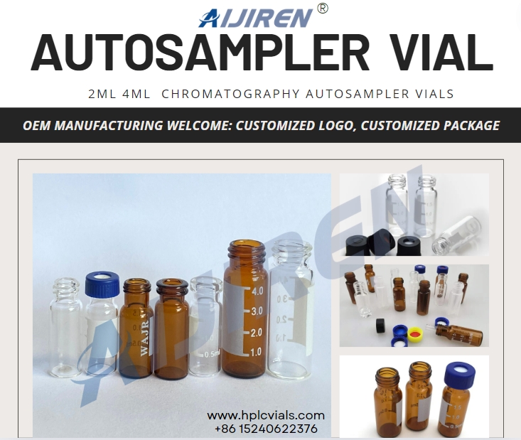 2ml autosampler vial2ml 4ml Chromatography autosampler vials for Sale