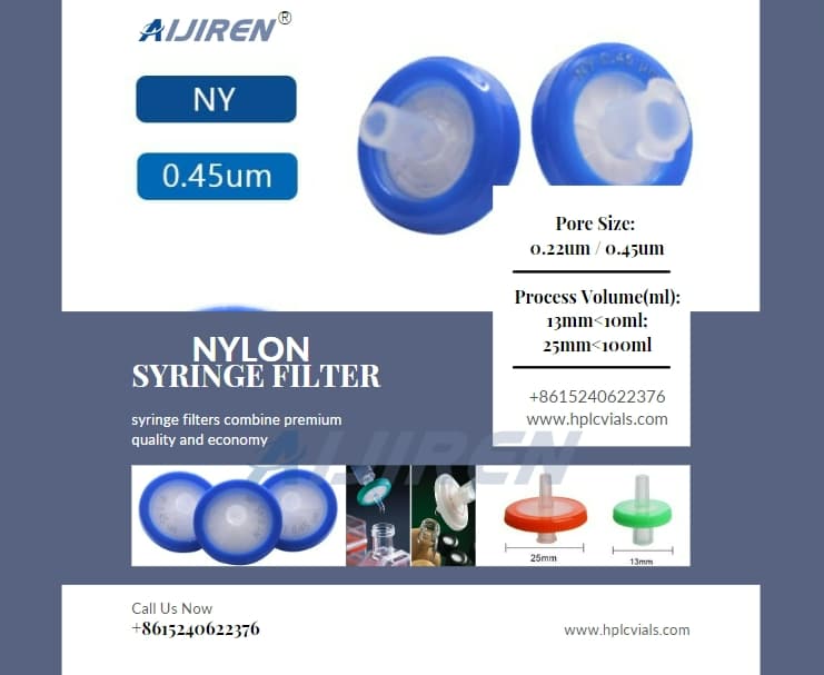 High Quality Syringe Filter Nylon for Laboratory