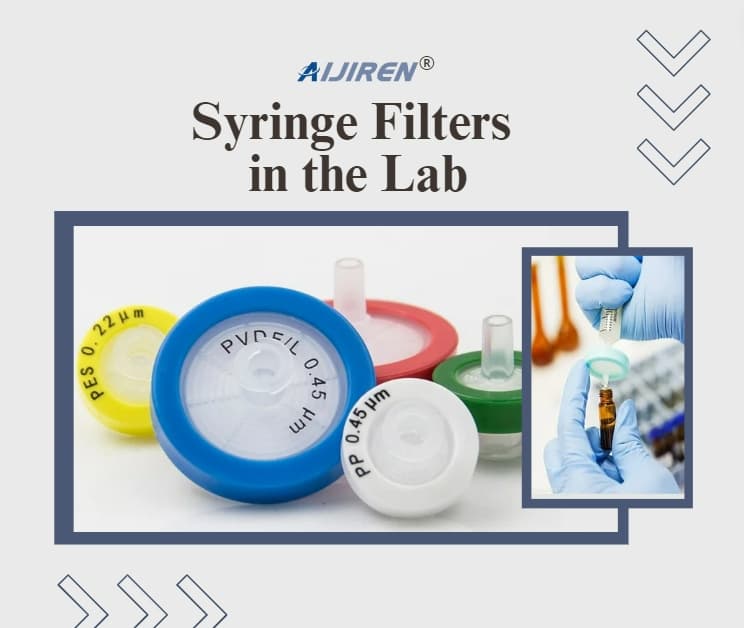 Nylon /PTFE /PES/MCE/ PVDF/ CA Syringe Filters in the Lab