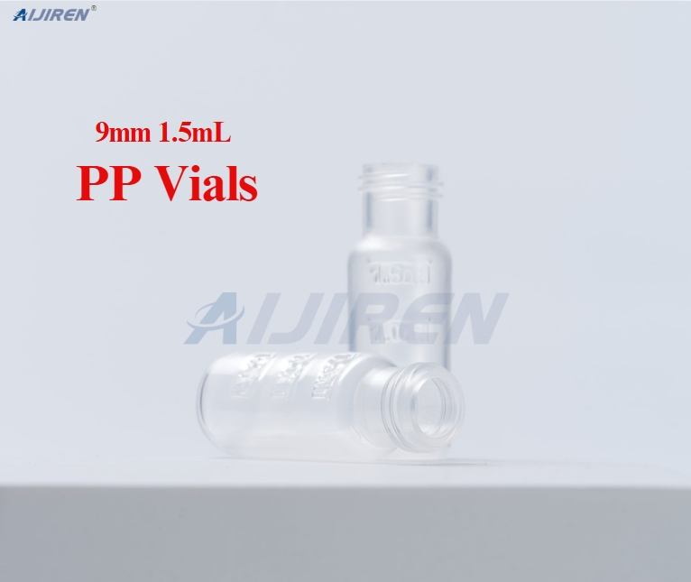 2ml autosampler vialHigh Quality 1.5mL 9mm Clear PP Vials for Lab Use